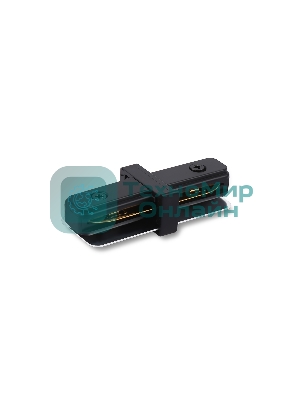GL7160 BK черный матовый коннектор прямой для однофазного шинопровода Standard 220V NEW 79*35*20