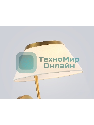 Настенный светильник Ambrella light LH72475 BS/WH латунь/белый Е14 max 40W 300*260*400