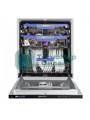 Встраиваемая посудомоечная машина Maunfeld MLP-12IMR, черный, 59.8 см, 14 компл., 44 дБ, класс A++