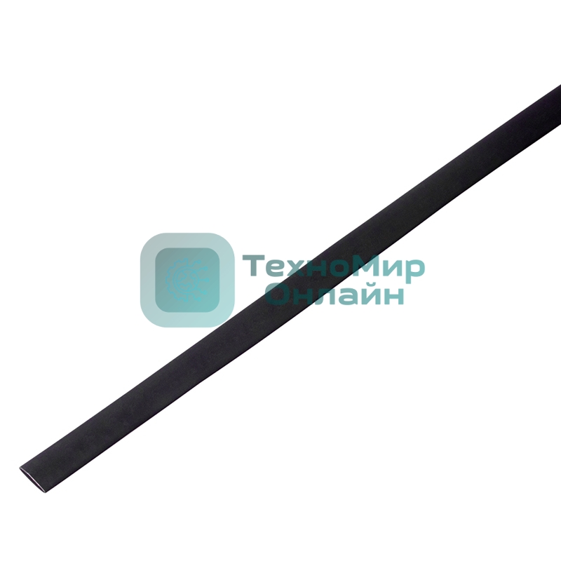 Термоусадочная трубка PROconnect 30/15 мм, черная, упаковка 10 шт. по 1 м