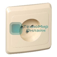 Розетка 1-м СП Этюд 16А IP20 без заземл. крем. SchE PC16-001K
