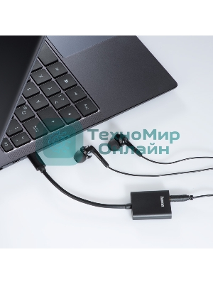Разветвитель USB 2.0 Hama 00135748 2порт. черный