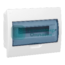 Бокс ЩРВ-П-12модулей встраиваемый пластик IP41 MKP12-V-12-40-10 IEK