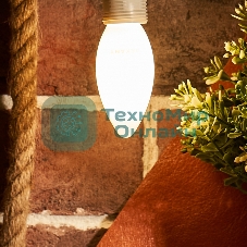 Лампа светодиодная филаментная Rexant Свеча CN35 9.5 Вт 915 Лм 4000K E14 матовая колба