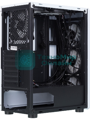 Компьютерный корпус AeroCool/Formula CL-3303W RGb белый без БП ATX 6x120мм 2xUSB 2.0 1xUSB 3.0 audio bott PSU
