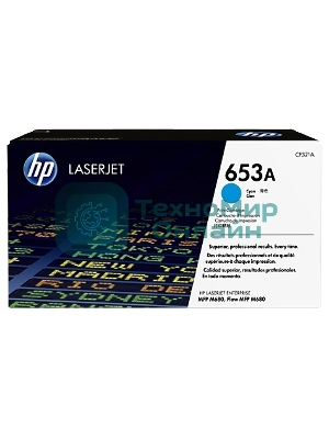 Тонер Картридж HP 653A CF321A голубой для HP MFP M680 (16000 стр.)