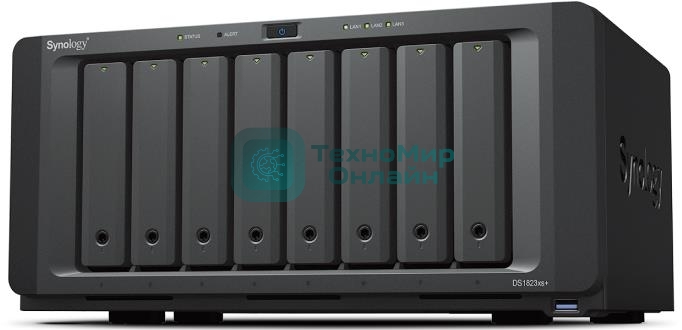 СХД настольное исполнение SYNOLOGY 8BAY NO HDD DS1823XS+