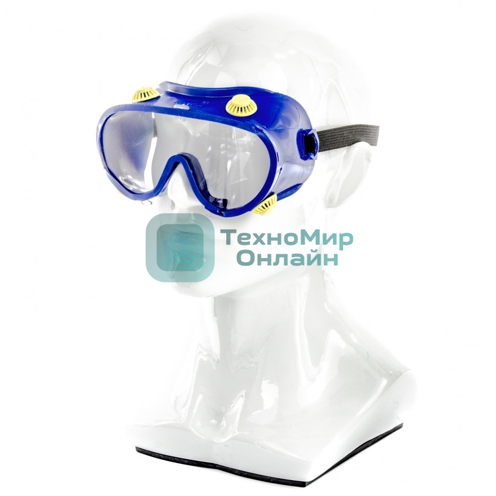 Очки защитные Сибртех закрытого типа с непрямой вентиляцией, поликарбонат