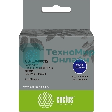 Этикетки Cactus CS-LW-99012 сег.:89x36мм черный белый 260шт/рул Dymo Label Writer 450/4XL