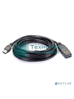 Кабель-адаптер USB3.0-repeater Aopen, удлинительный активный Am-->Af 5м QUST/qust ACU827A-5M
