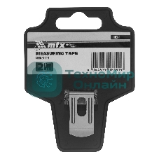 Рулетка MTX Chrom, 2 м x 13 мм, хромированный корпус