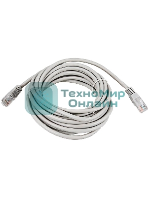 Пaтч-корд U/UTP Rexant, cat.5e, RJ45-RJ45, неэкранированный, PVC серый, 7м