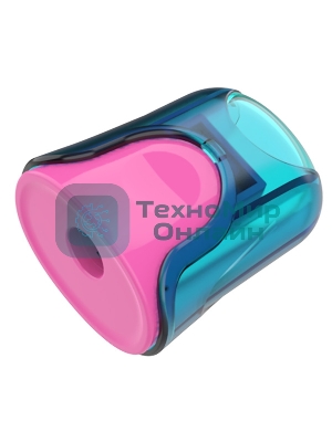 Точилка для карандашей ручная Deli ER01000 U-touch, 1 отверстие, пластик, ассорти, дисплей