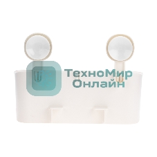 Полка для ванной комнаты HALSA HLS-F-103W на вакуумной присоске, прямая