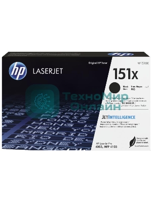 Картридж HP W1510X (№151X), черный (9700 стр.)