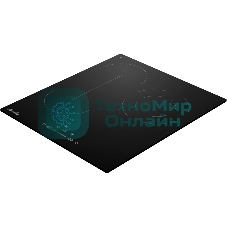 Варочная панель Monsher MHE 45, Hi-Light, 45 см, 9 уровней мощности, Stop and Go, автоматическое отключение, таймер, индикатор остаточного тепла, сенсорное/слайдерное управление, черный