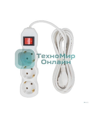 Сетевой фильтр СТАРТ С/УД-Ф S 3x5-ZV, белый, серия BASIC