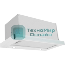 Вытяжка встраиваемая Zugel ZHT652GW белый управление: сенсорное (1 мотор)