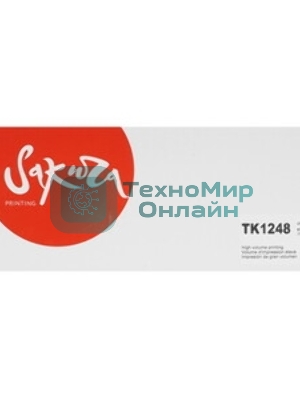 Картридж Sakura TK-1248 для принтера Kyocera MA2001, MA2001W, PA2001, PA2001W, черный, 1200к.
