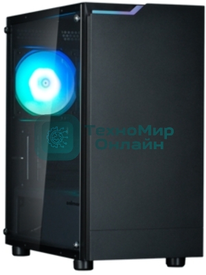 Компьютерный корпус ZALMAN T4 PLUS, MATX, черный, WINDOW, 1 x Combo (3.5'' or 2.5''), 1x3.5'', 2x2.5