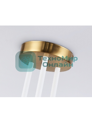 Светитльник Ambrella Light TR2521/6 WH/BS белый/латунь G9/6 max 10W D970*750