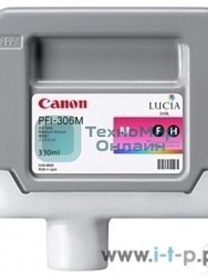 Картридж струйный Canon PFI-306 M пурпурный для iPF8300S/8400/9400S/9400 (6659B001)
