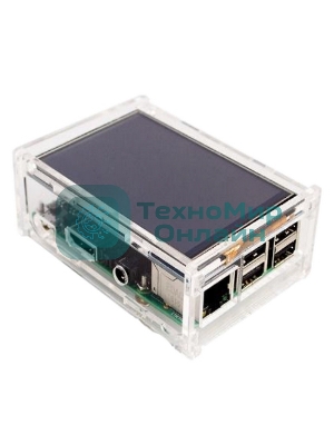 Корпус ACD Acrylic Case w/3.5 inch LCD hole for Raspberry Pi 3