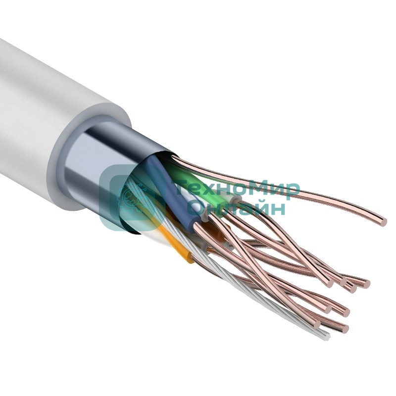 Кабель витая пара PROconnect LIGHT FTP 4PR 26AWG, CCA, CAT5, бухта 305 м