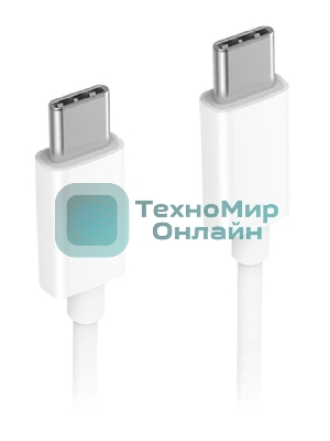 Кабель Buro PD15W USB Type-C (m) USB Type-C (m) 1м белый