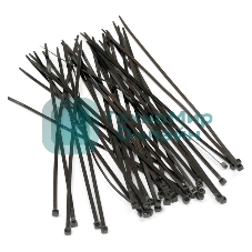 Стяжка Hyperline GT-250IBC нейлоновая неоткрывающаяся, безгалогенная (halogen free), 250x3.6 мм, черный, (100 шт)