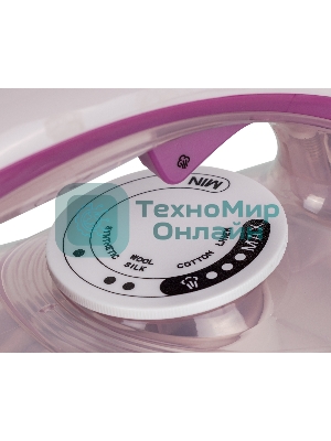 Утюг Polaris PIR2668AK 3m белый/розовый 2600Вт