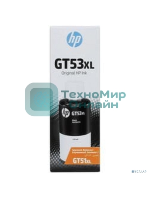 Емкость с чернилами HP GT53XL для GT 5810/5820/Ink Tank 115/315/319/419/415/Smart Tank 515/615, черный (135 ml), 6000 стр.