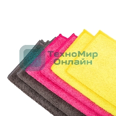 Микрофибра автомобильная Rexant плотность 25х25 см, 200 гр/м2, 6 шт.