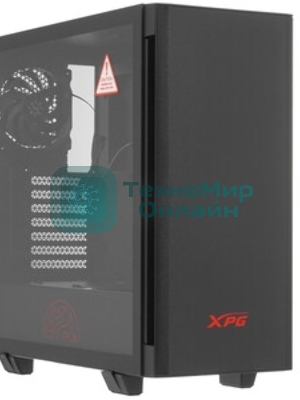 Компьютерный корпус XPG INVADER X черный (INVADERXMTWOF-BKCWW) Mid-Tower, Micro-ATX, Mini-ITX, Standard-ATX, USB 3.2 Gen2 Type-A, USB 3.2 Gen2 Type-C
