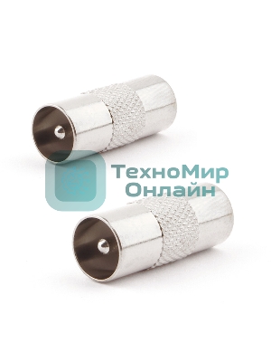 Переходник Cablexpert APL-TVMTVM-01, TV (папа)/TV (папа), блистер