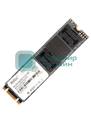 Накопитель SSD Netac N535N, 512Gb, M.2 2280, SATA-III, R/W 540/490
