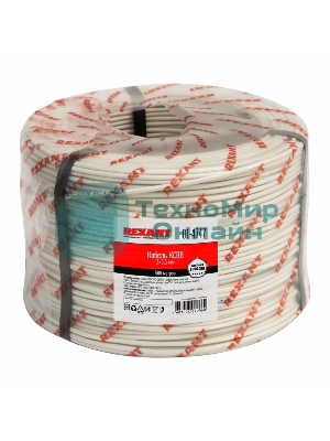 Кабель сигнальный Rexant КCВB 2х0,5 мм, бухта 500 м, 01-4747