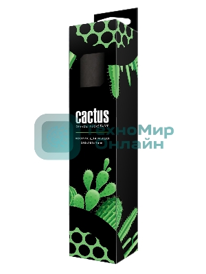 Коврик для мыши Cactus CS-MP-D01S черный 250x200x3мм