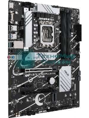 Материнская плата ASUS PRIME B760-PLUS D4, LGA 1700, Intel B760, 4xDDR4, 4xSATA, 3xM.2, 1xPCIe 4.0 x4, 1xPCIe 5.0 x16, 1xHDMI, 1xDP, 1xVGA, 1x 2.5Gb LAN, 1xUSB 3.2 Gen 2, 2xUSB-A 3.2 Gen 2, 3x3.5 мм, 7.1, ATX