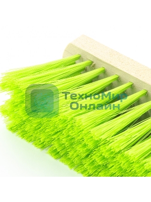 Щетка Сибртех деревянная для пола,400 мм5 рядтулейка с резьбой под углом, без черенка