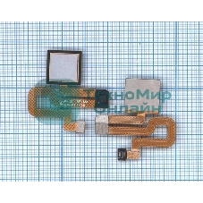 Шлейф со сканером отпечатка пальца для Xiaomi Redmi Note 3 серый