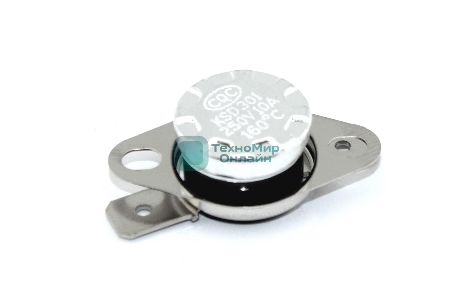 Термостат биметаллический KSD301 10А/160 С нормально замкнутый