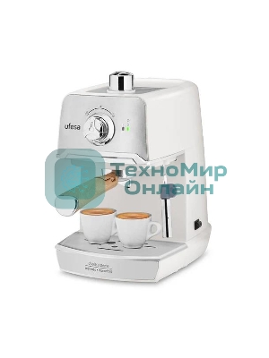 Кофеварка рожковая Ufesa CE7238 CREAM бежевый, исп. кофе - молотый, 1.2 л, 850 Вт, 20 бар