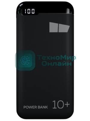 Портативный аккумулятор More choice (4620202550569) PB22-20 с кабелем 2USB 2.1A - 20000mAh черный