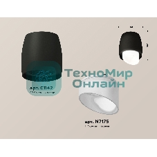 Светильник Ambrella Light XS1142042 SBK/FR черный песок/белый матовый MR16 GU5.3 (C1142, N7175)