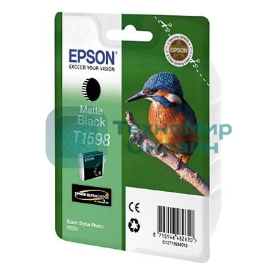 Картридж струйный Epson C13T15984010 черный матовый (850 стр) для Epson St Ph R2000