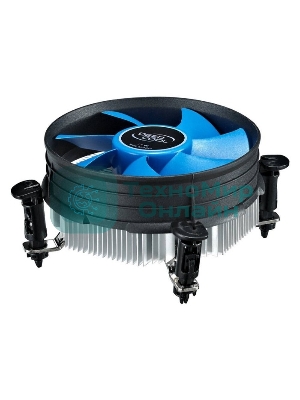 Кулер для процессора DEEPCOOL CK-11509 черный, 92 мм, алюминий, 2200 об/мин, 26.8 дБ, 3 pin, 65 Вт, 56 мм