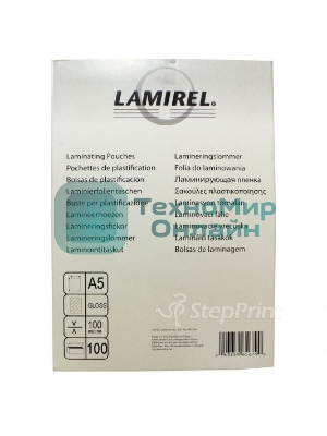 Пленка для ламинирования Lamirel, А5, 100мкм, 100 шт.