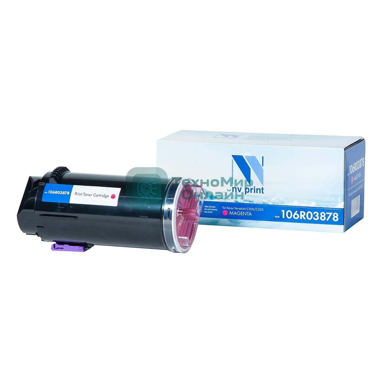 Картридж лазерный NVP совместимый NV-106R03878 пурпурный для Xerox VersaLink C500/C505 (2400k)