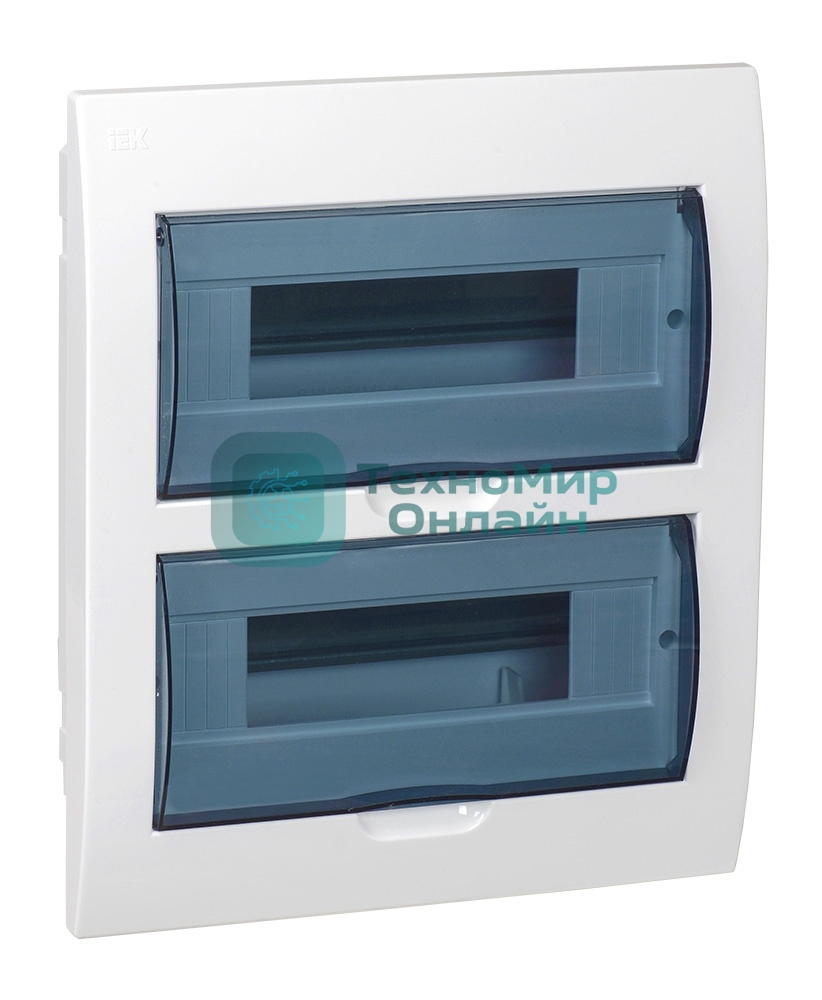 Бокс ЩРВ-П-24модуля встраиваемый пластик IP41 MKP12-V-24-40-10 IEK